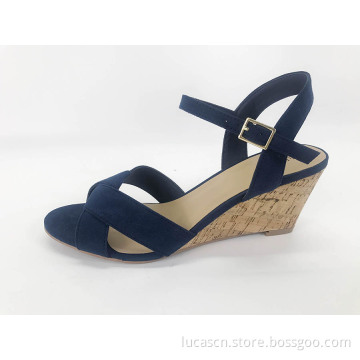 Women's Platform Wedge Ankle Strap Open Toe Sandals